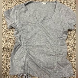 Intimately Free People Medium Gray Cropped Top